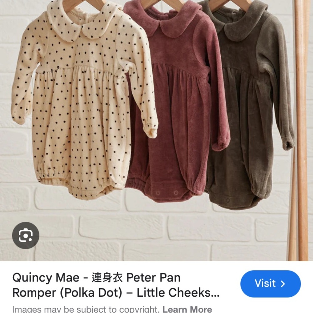 Quincy Mae peterpan romper